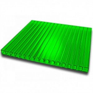 Сотовый поликарбонат Green 4 мм 